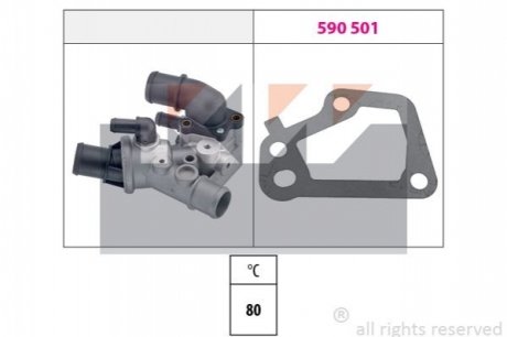 Термостат (аналог EPS 1.880.097 /Facet 7.8097) KW 580 097