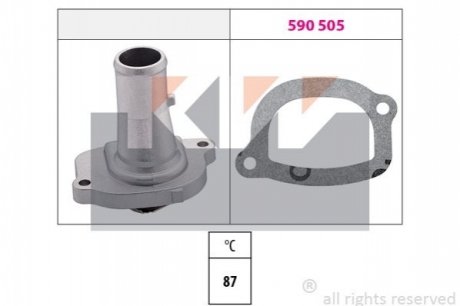 Термостат системи охолодження - 580 124 KW 580124