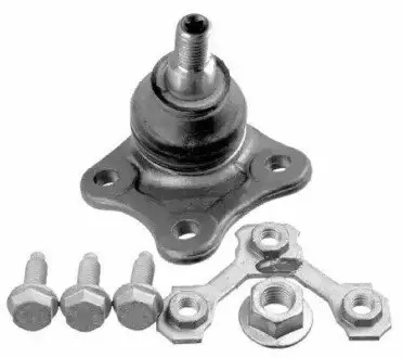 Шарова опора Прав (нижн передн) (діаметр конуса 14,9mm) AUDI A3 SEAT LEON, TOLEDO II SKODA FABIA I, OCTAVIA I VW BORA, BORA I, GOLF IV, NEW BEETLE, POLO, POLO IV 1.2-3.2 09.96-12.13 Lemförder 1762002 Купити в Україні