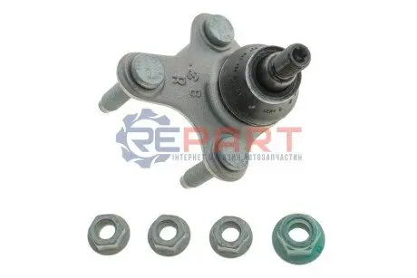 Опора кульова (передня/знизу/R) Audi A3/Seat/Skoda Octavia/SuperB/VW Caddy/Golf/Touran/Tiguan 03- LEMFORDER 2677302 Купити в Україні