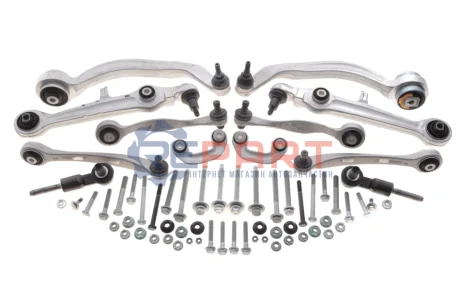 Комплект передніх важелів передн AUDI A4 B5, A6 C5 SKODA SUPERB I VW PASSAT B5, PASSAT B5.5 1.6-4.2 11.94-03.08 Lemförder 2742101 Купити в Україні