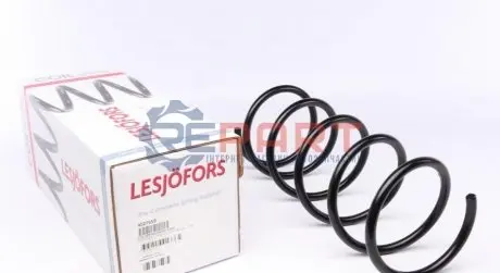 Пружина (передня) Ford Escort 1.3/1.4/Fiesta 1.8D/DI 95-03 (седан/універсал/нах.зад.частина/фургон) LESJOFORS 4027559 Купити в Україні