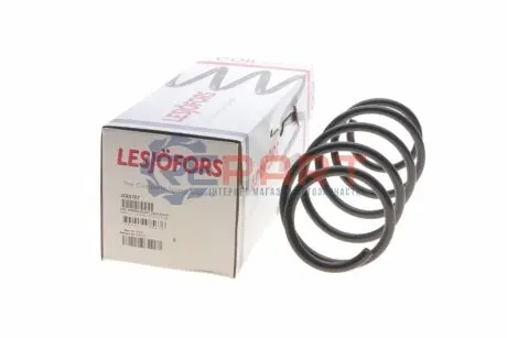 Пружина підвіски передн Лів/Прав SKODA FABIA I, FABIA II VW POLO IV 1.2/1.2LPG/1.4 08.99-12.14 LESJOFORS 4085707 Купити в Україні