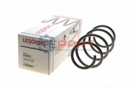 Пружина підвіски передн Лів/Прав SKODA OCTAVIA III, SUPERB III VW GOLF SPORTSVAN VII, GOLF VII, PASSAT B8, T-ROC, TOURAN 1.0-Electric 08.12 LESJOFORS 4085732 Купити в Україні