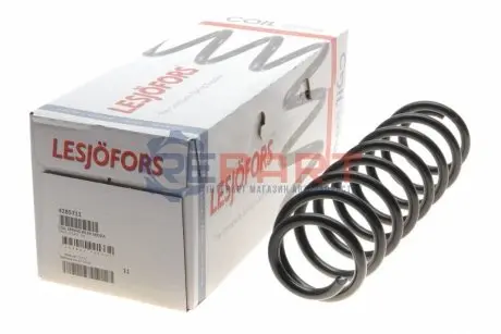 Пружина підвіски задн Лів/Прав SKODA FABIA I, FABIA II 1.2-2.0 04.00-12.14 LESJOFORS 4285711 Купити в Україні