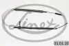 Трос стояночного гальма задн Лів (1235мм/961мм) ALFA ROMEO 147 1.6-3.2 01.01-03.10 LINEX (010110) зображення 1