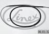Трос ручного тормоза - LINEX 060132 (34411165020)