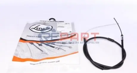 Трос ручника (задній) (R) BMW 5 (E60)/5 (E61) 01-10 (1673/1170mm) LINEX 060145 Купити в Україні