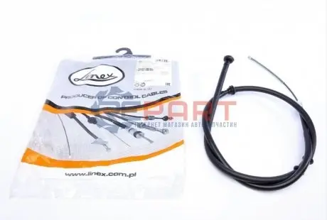 Трос ручника (L) Fiat Fiorino/Citroen Nemo 07- (1662/1407mm) LINEX 090175 Купити в Україні