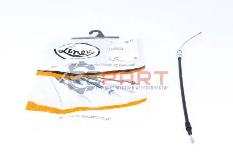 Трос ручника (передній) Citroen C8/Peugeot 807 05- (500/395mm) LINEX 090181 Купити в Україні