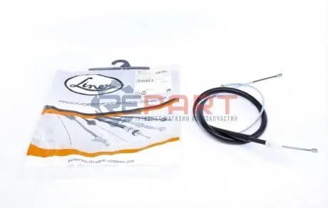 Трос ручника (задній) Citroen C3 I 02- (1718/872mm) LINEX 090196 Купити в Україні