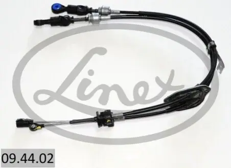 Трос перемикання передач Лів/Прав (1130mm/1050mm) CITROEN C1 PEUGEOT 107 TOYOTA AYGO 1.4D 06.05-09.14 LINEX 094402