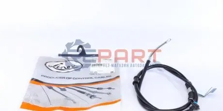 Трос ручника (L) Daewoo Nubira 97- (1654/1456 мм) LINEX 110105 Купити в Україні