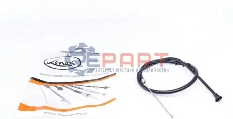 Трос стояночного гальма задн Прав (1430мм/1202мм) FIAT 500, 500 C, PANDA 0.9-1.3D 09.03 LINEX 140276 Купити в Україні