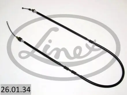 Трос стояночного гальма задн Лів (1725мм/1488мм) MAZDA 626 V, MX-6 1.8-2.5 02.92-10.02 LINEX 260134 Купити в Україні