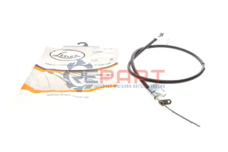 Трос стояночного гальма задн Прав (1705мм/1550мм) NISSAN QASHQAI I 1.5D-2.0D 11.06-04.14 LINEX 300182 Купити в Україні