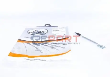Трос стояночного гальма задн Лів/Прав (220мм, гальма: барабан) OPEL CORSA C, TIGRA 1.0-1.8 09.00-12.12 LINEX 32.01.53 Купити в Україні