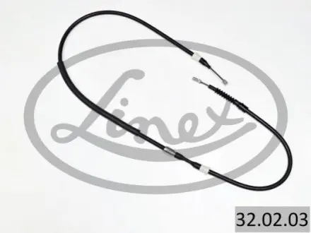 Трос стояночного гальма задн Лів (1426мм/756мм/307мм) OPEL CORSA C, TIGRA 1.0-1.8 09.00-12.10 LINEX 32.02.03