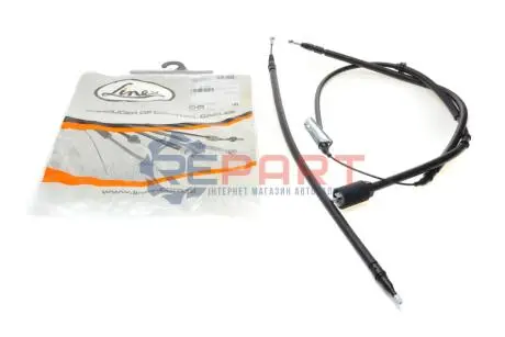 Трос ручника (задній) Opel Astra J 09-15 (1915/735 мм) LINEX 327801 Купити в Україні