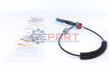 Трос перемикання передач Прав (1050mm/760mm) RENAULT MEGANE II, SCENIC II 1.4-2.0D 09.02 LINEX 354409 Купити в Україні