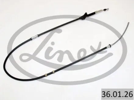 Трос стояночного гальма задн Лів (1568мм/1286мм) LAND ROVER FREELANDER I 1.8 02.98-10.06 LINEX 360126 Купити в Україні