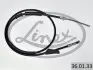 Трос ручного тормоза LINEX (360133) изображение 2