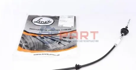 Трос зчеплення VW Caddy II 1.6/1.9 95- (865/598 мм) LINEX 381009 Купити в Україні
