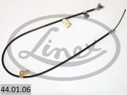Трос стояночного гальма задн Прав (1475мм/1345мм) TOYOTA YARIS 1.0-1.5 04.99-11.05 LINEX 440106