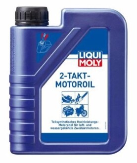 LM 1л 2-TAKT MOTOROIL масло мотор. 2-х такт. полуд. универсальное (API-TC) LIQUI MOLY 1052 (фото 1)