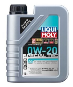 LM 1л SPECIAL TEC V 0W-20 олива двигуна ACEA C5, Volvo VCC RBS0-2AE LIQUI MOLY 20631