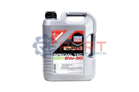 LM 5л Special Tec DX1 5W-30 масло моторне синтет. GM dexos1 Gen 2, SN-RC, ILSAC: GF-5, Ford: WSS-M2C 946-A, Chrysler, Honda, Hyundai, Kia, Mazda, Nissan, Toyota LIQUI MOLY 20969 Купити в Україні