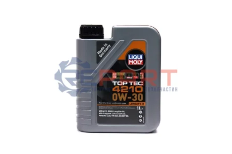 LM 1л TOP TEC 4210 олива двигун. 0W-30 ACEA C3, Porsche C30 VW 504.00, VW 507.00 LIQUI MOLY 21604 Купити в Україні
