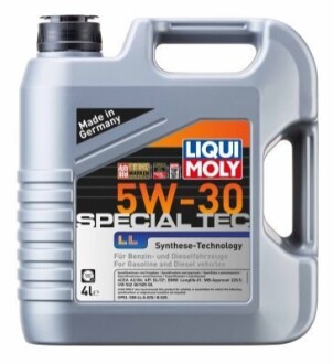 Масла моторные Special Tec LL 5W-30 4л LIQUI MOLY 2339