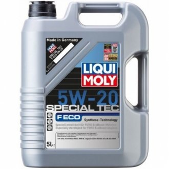 LM 5л SPECIAL TEC F 5W-20 олива двигуна ACEA C5, API SN, Ford WSS-M2C 948-B | Jaguar / Land Rover STJLR.03.5004 LIQUI MOLY 3841