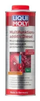 LM 1л MULTIFUNKTIONSADDITIV DIESEL присадка к дизельному паливу (-31C) (антигель) на 250л LIQUI MOLY 39025 Купити в Україні