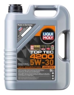 Масла моторные Top Tec 4200 5W-30, 5 л. LIQUI MOLY 8973 (фото 1)