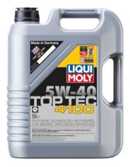 Масла моторные Top Tec 4100 5W-40 5л LIQUI MOLY 9511