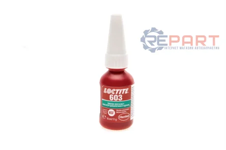 Фіксатор різьби анаеробний LOCTITE 603 (зелений) 10 мл (високої фіксації) (проміжок 0,1 мм) Loctite 1971543