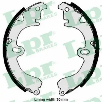 Гальмівна колодка TOYOTA CALDINA, CARINA E VI, COROLLA, COROLLA FX, CORONA, RAUM, SPRINTER CARIB, STARLET, TERCEL 1.3-2.0D 02.78-04.03 LPR 05860 Купити в Україні