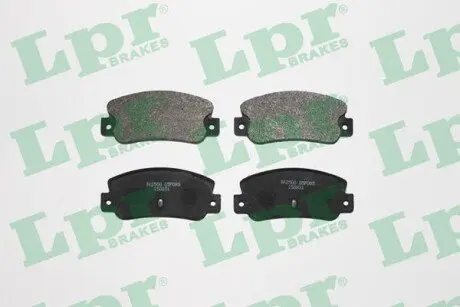 Комплект гальмівних колодок задн, AUDI COUPE B2 FIAT ARGENTA, BRAVO I, CROMA LANCIA DEDRA, DELTA I, THEMA 1.6-3.0 06.78-10.01 LPR 05P095 Купити в Україні