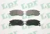 Комплект гальмівних колодок передн, CHRYSLER SEBRING DODGE AVENGER HONDA ACCORD IV HYUNDAI SANTAMO MITSUBISHI COLT III, COLT IV, ECLIPSE, ECLIPSE I, ECLIPSE II 1.6-2.5 11.87-03.05 LPR (05P1012) зображення 1