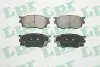 Комплект гальмівних колодок передн, ISUZU IMPULSE MAZDA 323 F VI, 323 S VI, 626 V, PREMACY 1.6-2.0D 01.90-03.05 LPR (05P1046) зображення 1