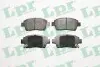 Комплект гальмівних колодок передн, BYD F3, F3R, G3, G3R GEELY VISION GREAT WALL FLORID, PERI TOYOTA BB I, CELICA, COROLLA, COROLLA VERSO, IST, MR2 III, PRIUS, PROBOX / SUCCEED 1.0-1.8 04.99 LPR (05P1062) зображення 1