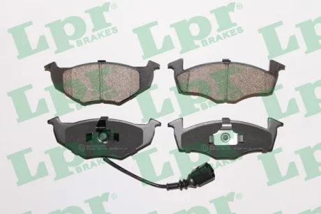 Комплект гальмівних колодок передн, SKODA FABIA I, FABIA I PRAKTIK, FABIA II, ROOMSTER PRAKTIK VW LUPO I, POLO IV 1.0-2.0 09.98- LPR 05P1120