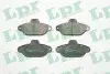 Комплект гальмівних колодок передн, FIAT PANDA, PUNTO, SEICENTO / 600 FORD KA 0.9-1.2LPG 11.97 LPR (05P1191) зображення 1