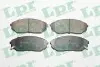 Комплект гальмівних колодок передн, KIA SORENTO I 2.4-3.5 08.02-12.11 LPR (05P1207) зображення 1
