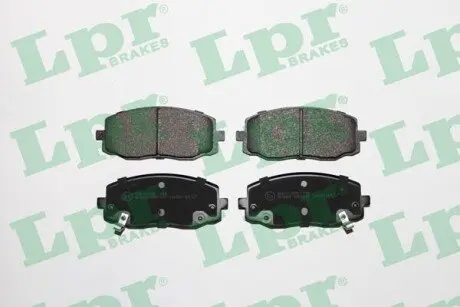 Комплект гальмівних колодок передн, CITROEN AXEL HYUNDAI I10 I, I10 II KIA PICANTO I, PICANTO II 0.7-1.2LPG 07.84 LPR 05P1220