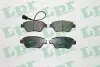 Комплект гальмівних колодок передн, ABARTH 500 / 595 / 695 ALFA ROMEO MITO FIAT 500, 500 C, DOBLO, FIORINO, GRANDE PUNTO, LINEA, PANDA, PUNTO, PUNTO EVO, QUBO 1.2-1.9D 10.01 LPR (05P1225) зображення 1