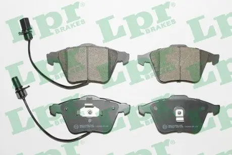 Комплект гальмівних колодок передн, AUDI A6 C5, ALLROAD C5 SKODA FABIA I 1.4-4.2 01.97-08.05 LPR 05P1230 Купити в Україні