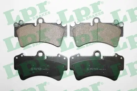 Комплект гальмівних колодок передн, AUDI Q7 PORSCHE CAYENNE VW TOUAREG 2.5D-6.0D 05.02-03.18 LPR 05P1257 Купити в Україні